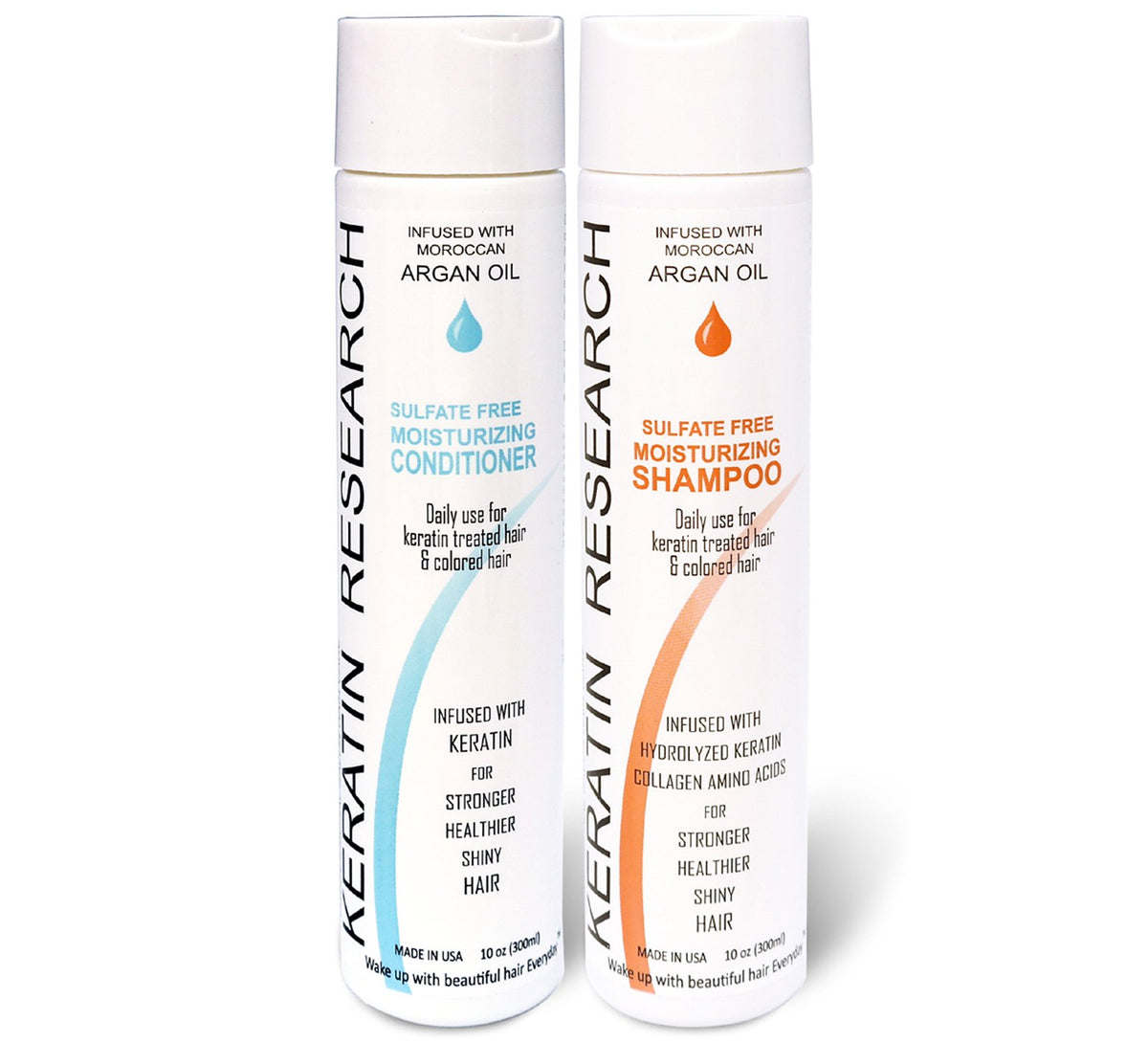Keratin Research argan oil emulsion close-up showcases nourishing moisture.