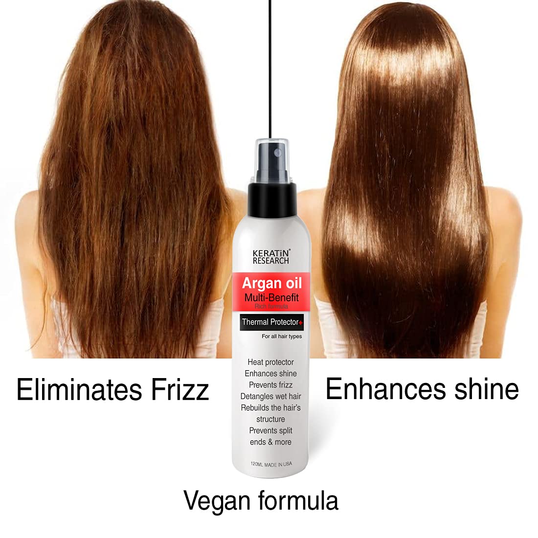 KERATIN RESEARCH Detangling and smoothing aid during towel-dry stage.