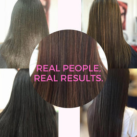 Kerazon all-hair-types smoothing treatment boosts volume and frizz control.
