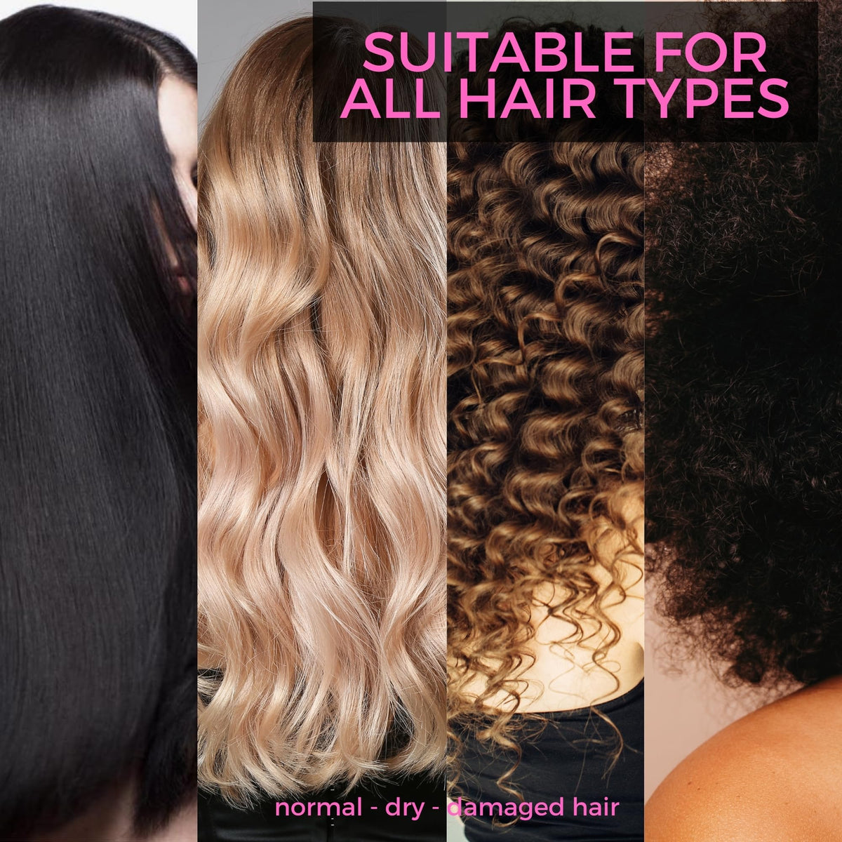 Kerazon frizz-control and volume-boosting properties described as part of results.