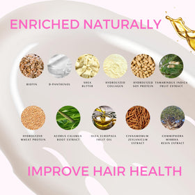 Kerazon color-safe smoothing treatment suitable for highlighted or colored hair.