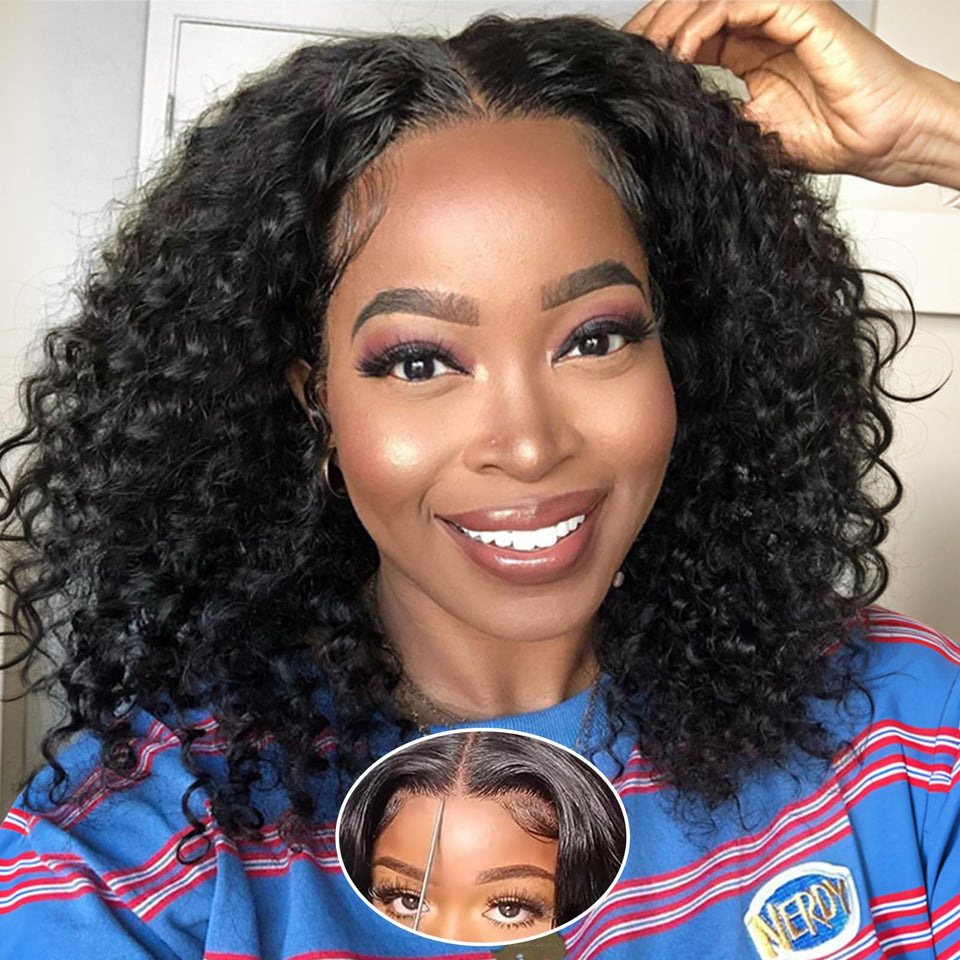 Kerberey Wear and Go Bob Wig with deep wave closure for natural movement