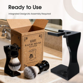 Keropy gift-ready razor stand ideal for grooming enthusiasts