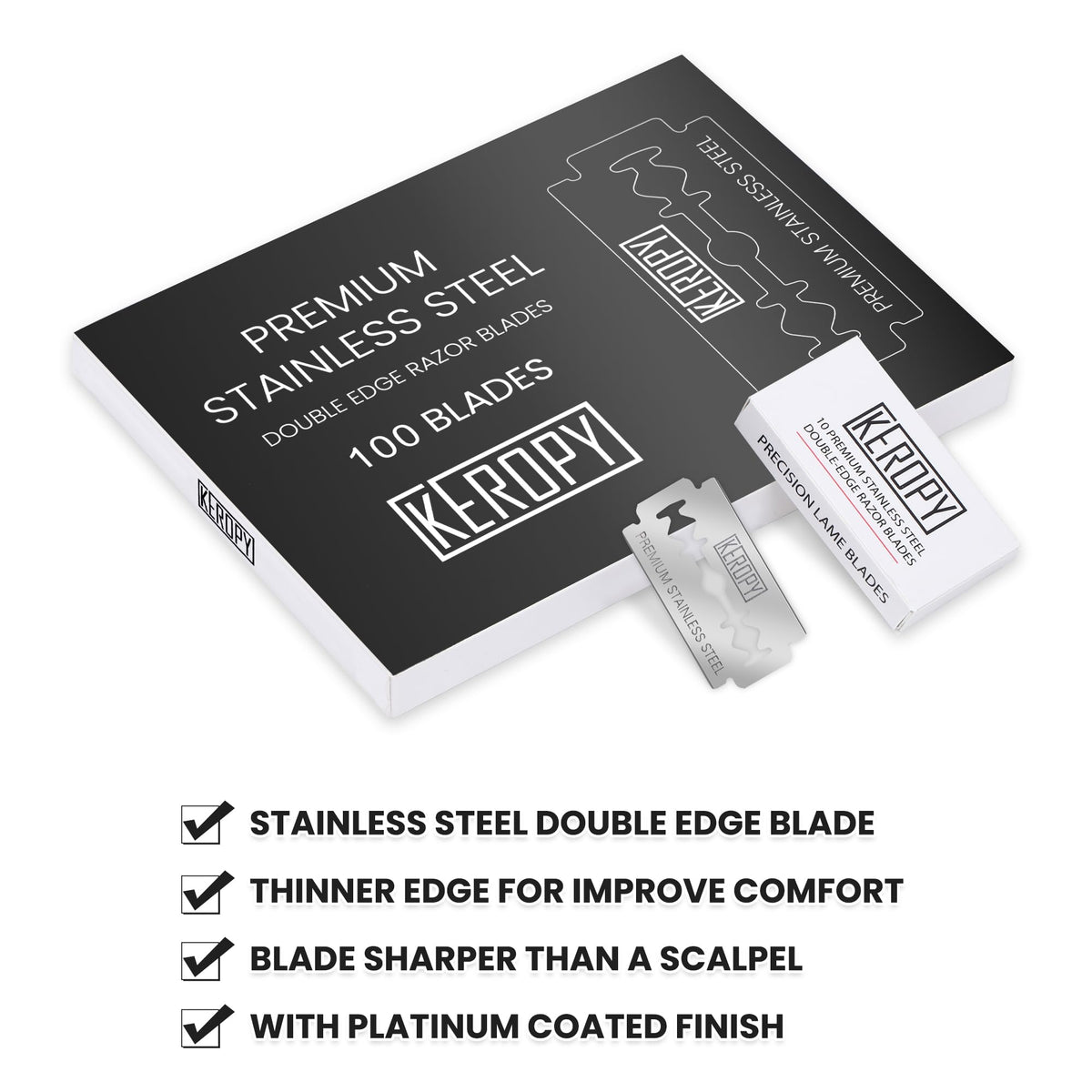 Keropy 100-pack delivers consistent sharpness for months