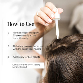Kerotin Hair Growth Serum packaging highlights premium quality for daily use.