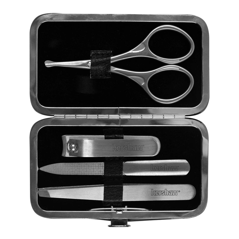 Kershaw Manicure Kit case for travel-ready grooming storage.