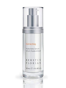 Kerstin Florian Hyaluronic Acid Serum bottle close-up for premium hydration.