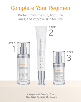 Spa-inspired packaging of Kerstin Florian Hyaluronic Serum.