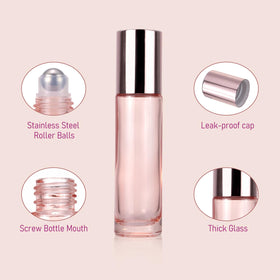 Kesell refill funnel included for mess-free, easy refilling of roller bottles.