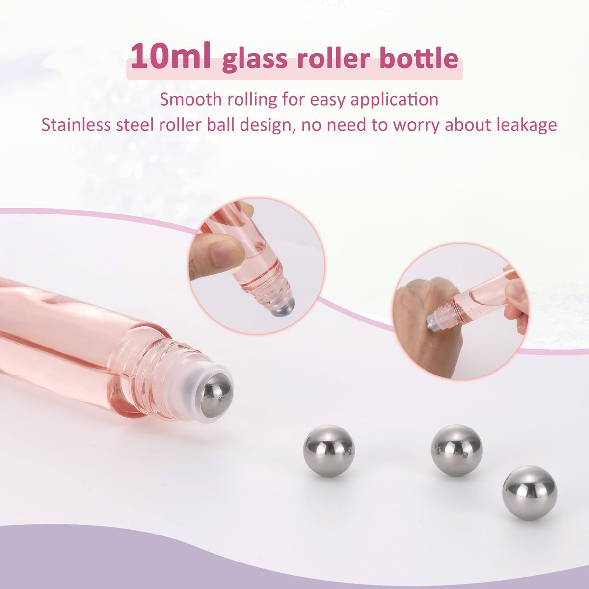 Kesell travel-compact roller bottles fit purses, pockets, and gym bags.