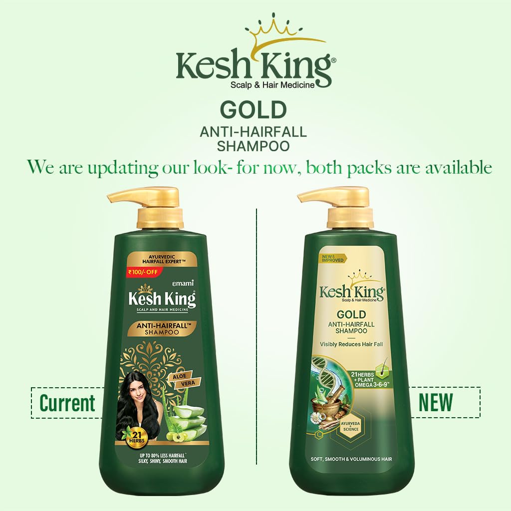 Kesh King 21 Ayurvedic herbs blend highlights nourishing scalp