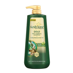 Kesh King anti-hairfall shampoo bottle showing herbal formulation for healthier hair