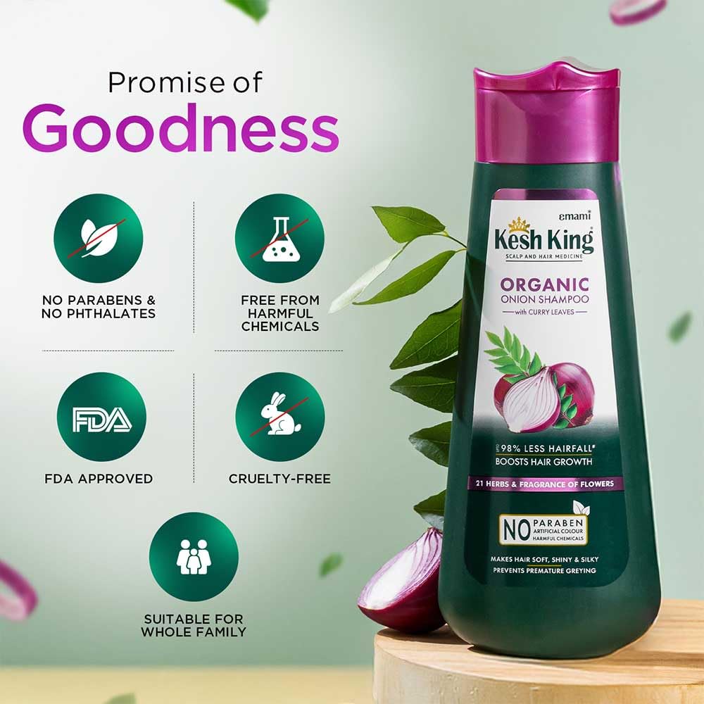 Hair after use shows smooth, shiny, manageable results with Kesh King.