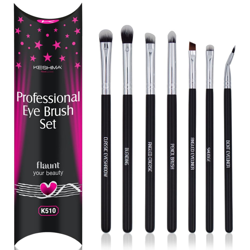 KESHIMA eyeshadow brush set complete for even color application