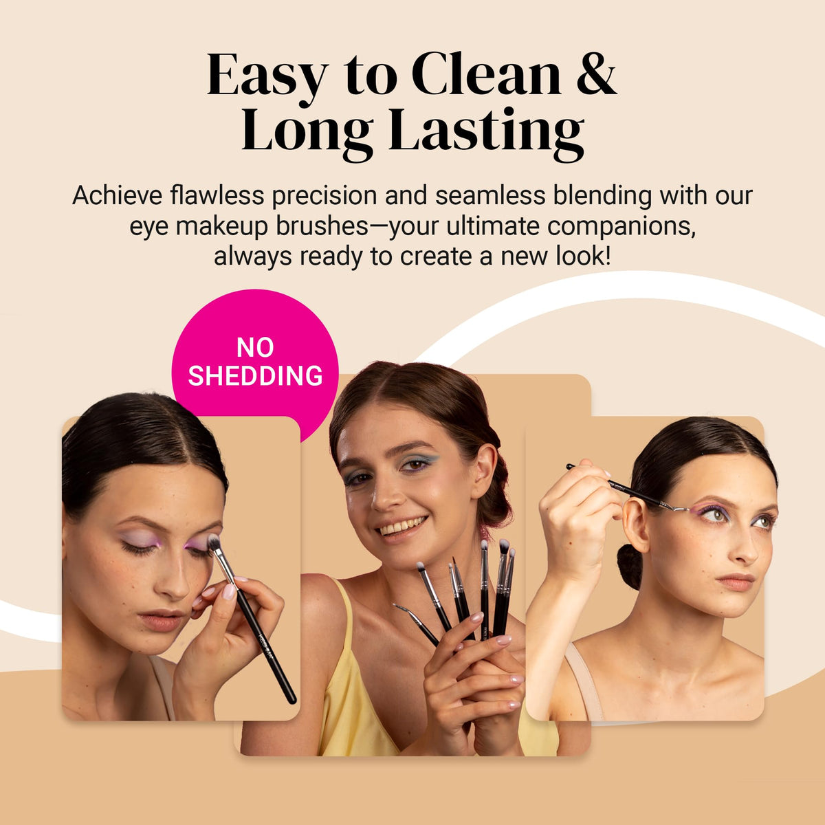 KESHIMA pencil brush for smoky definition and soft diffusion