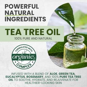 KESMEDIK Tea Tree Oil Soap foaming lather demonstrating gentle cleansing.