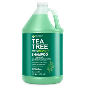 KESMEDIK Tea Tree Shampoo ideal for professional settings like salons and hotels.