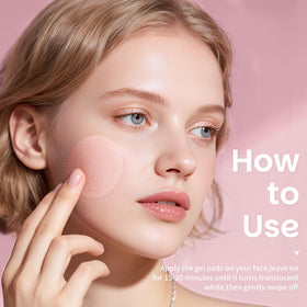 Kestper collagen gel toner pad with allantoin provides gentle relief.
