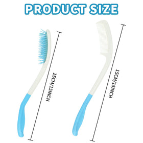 Kesywale soft bristle hair brush glides smoothly over the scalp.