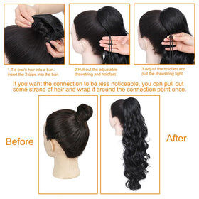 KETHBE ideal daily-use ponytail for casual or formal looks.