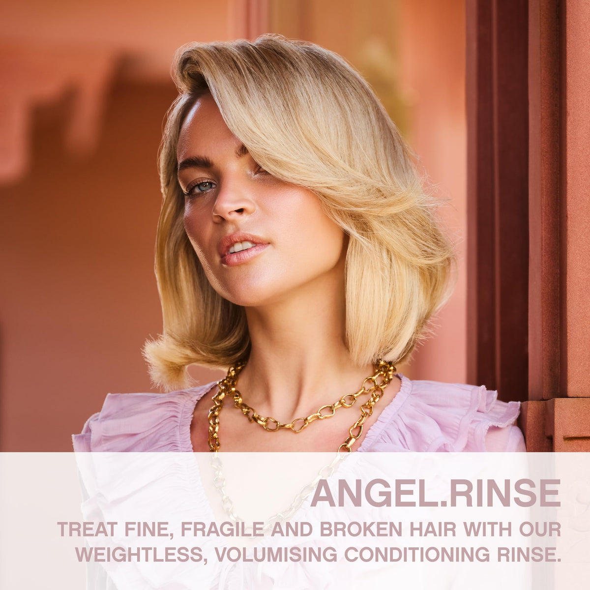KEVIN.MURPHY Angel.RINSE bottle pump for easy daily application.