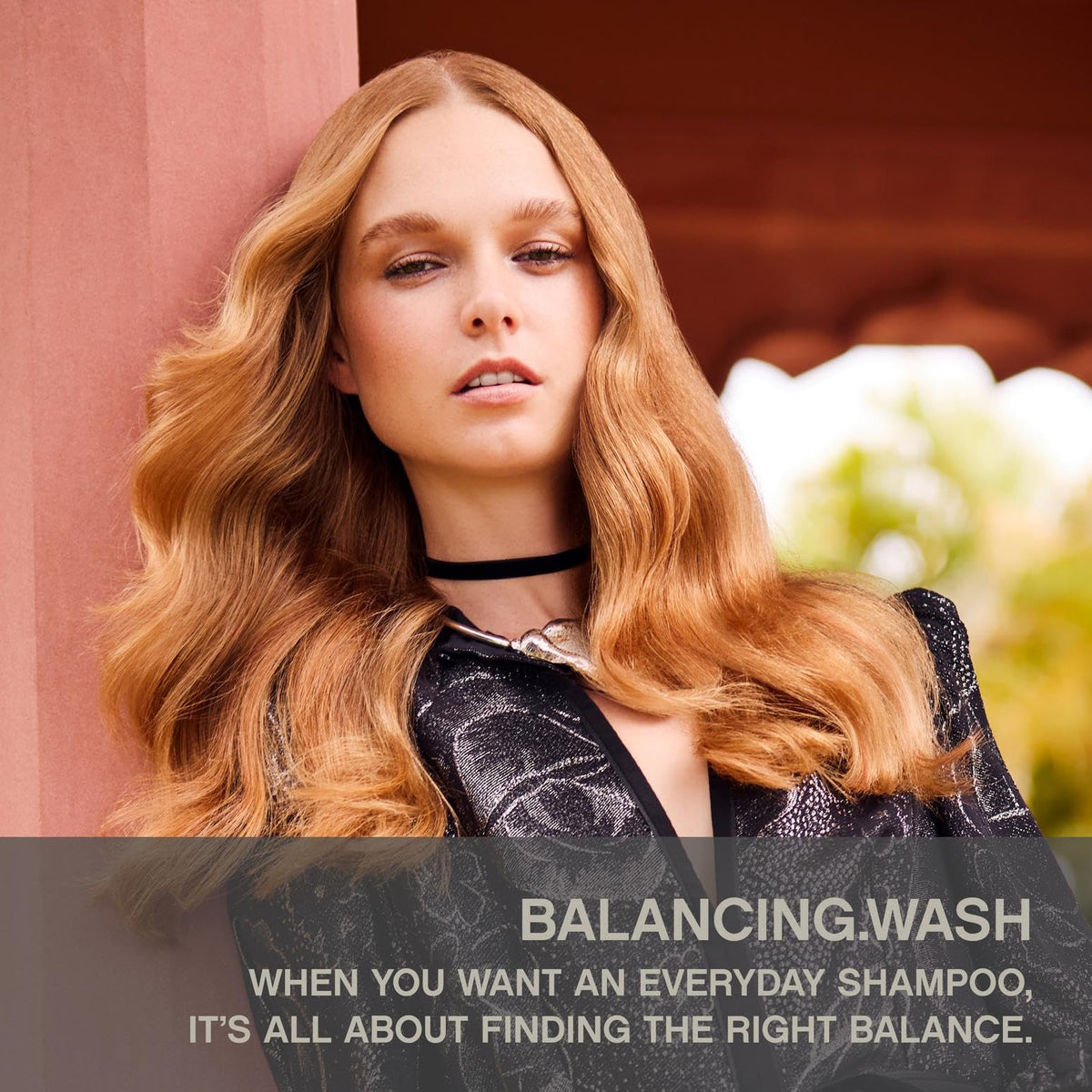 KEVIN.MURPHY Balancing.WASH label close-up highlighting colour-safe formula