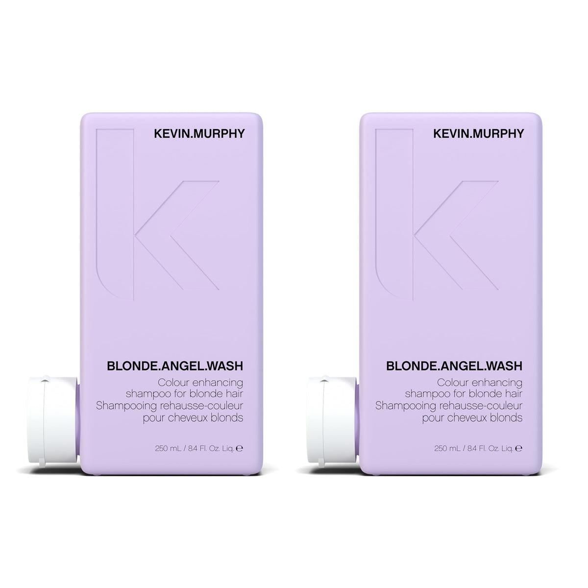 KEVIN.MURPHY Blonde.Angel.Wash bottle front for brassy tone reduction and brightened blonde color.