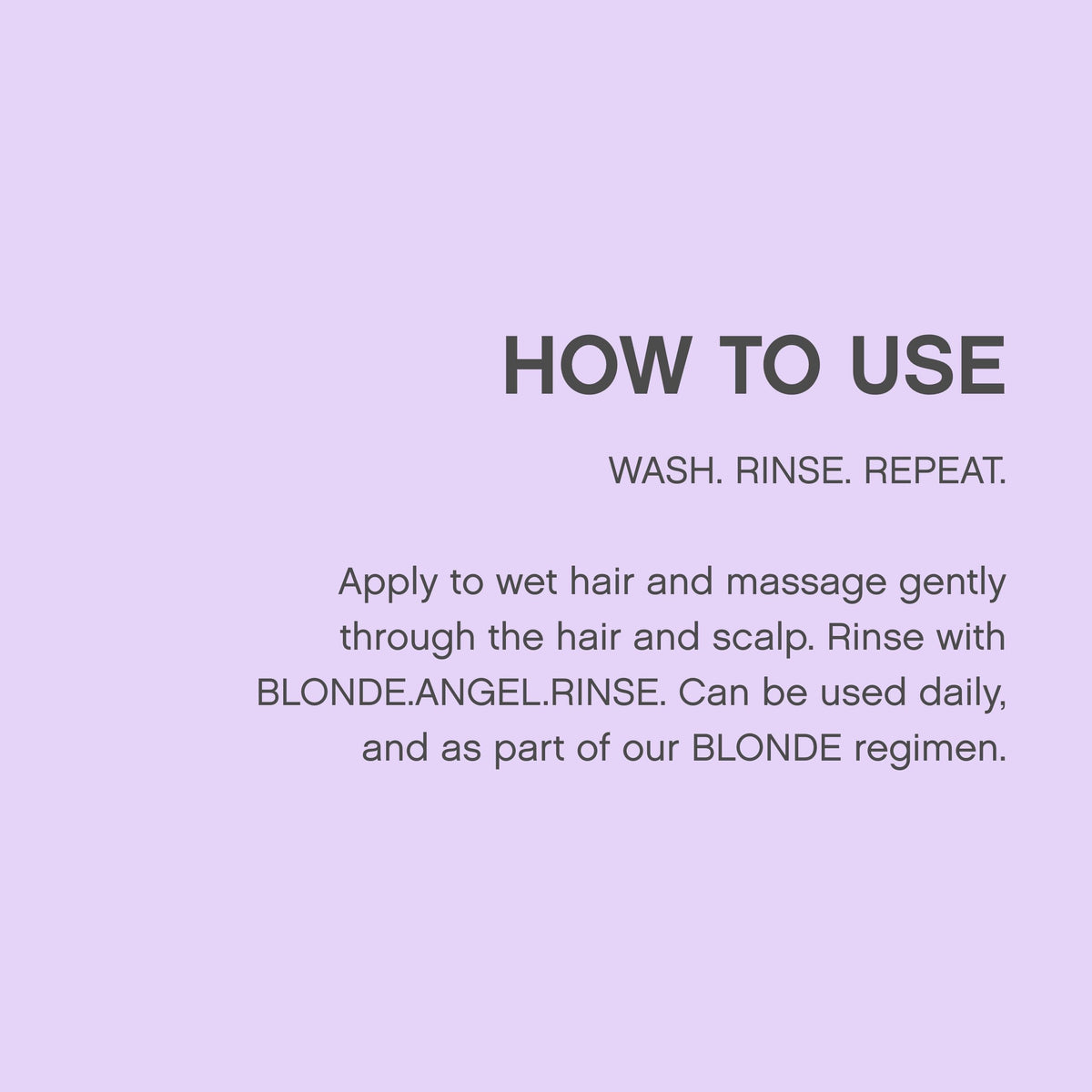 KEVIN.MURPHY Blonde.Angel.Wash hair care display showing salon-quality results at home.