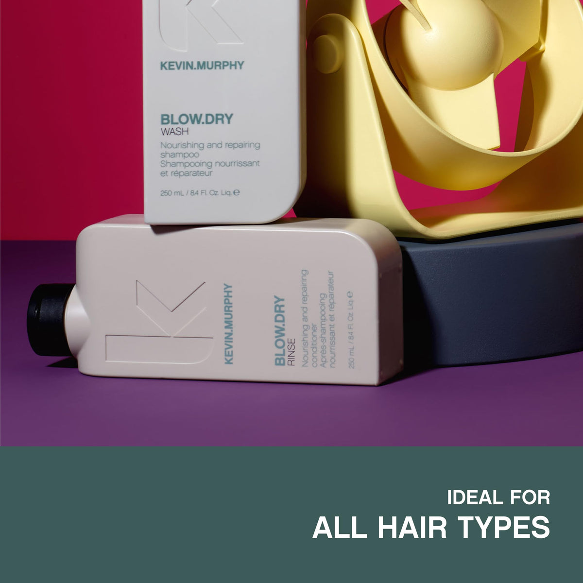 KEVIN.MURPHY BLOW.DRY RINSE close-up shows rich texture ideal for daily use.