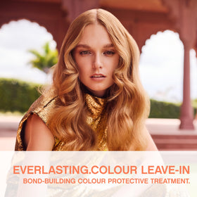 Everlasting Colour Leave-In mist applied evenly for smooth, frizz-controlled hair.