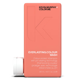 KEVIN.MURPHY EVERLASTING.COLOUR WASH bottle pours to protect colour and guard minerals
