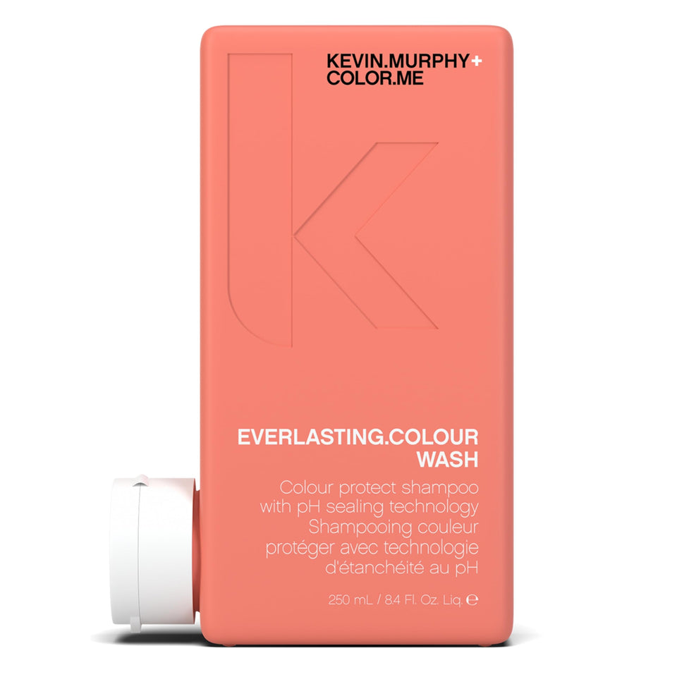 KEVIN.MURPHY EVERLASTING.COLOUR WASH bottle pours to protect colour and guard minerals