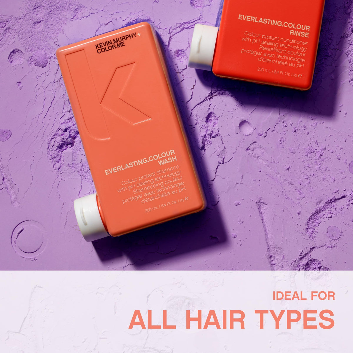 KEVIN.MURPHY EVERLASTING.COLOUR WASH bottle with label indicates sulphate-free formula