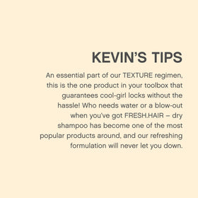 KEVIN.MURPHY FRESH.HAIR being sprayed on roots to lift hair