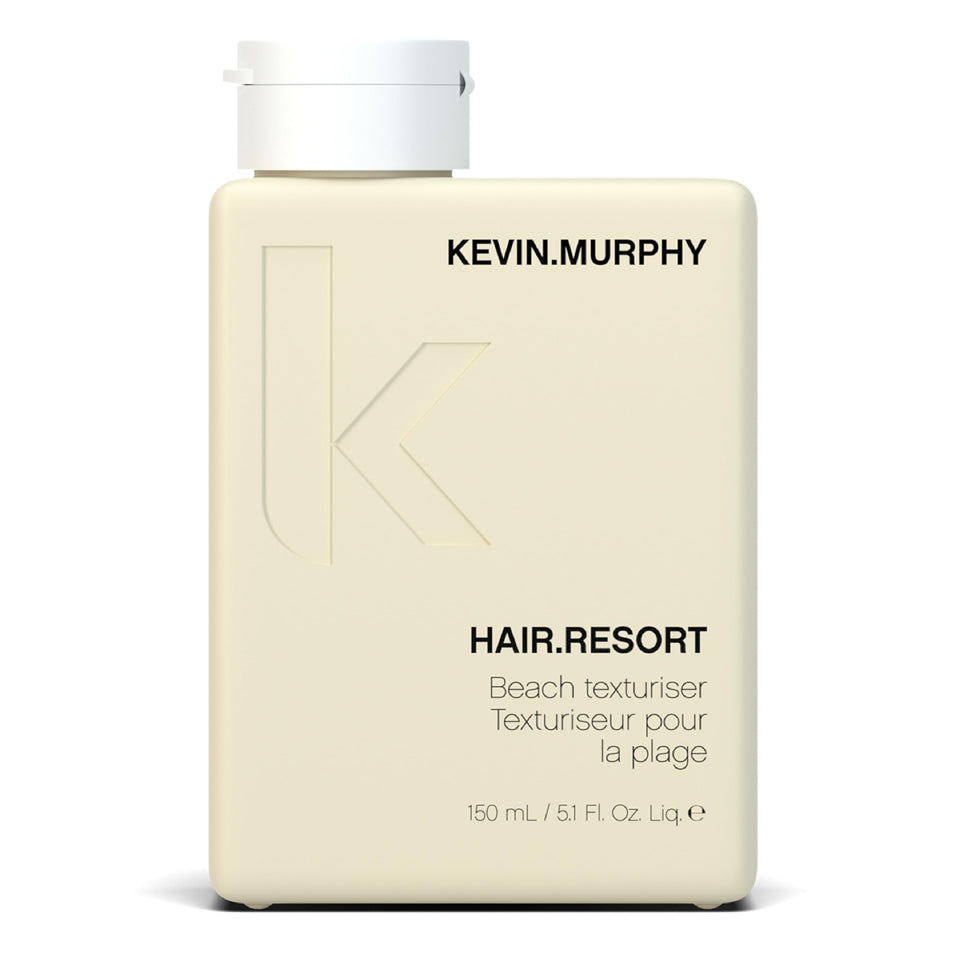 KEVIN.MURPHY HAIR.RESORT bottle pour for easy beachy texture and casual waves.