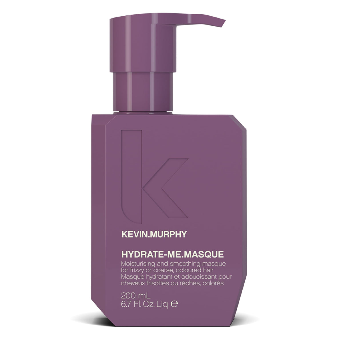 kevin.murphy hydrate-me-masque bottle closeup shows rich hydration
