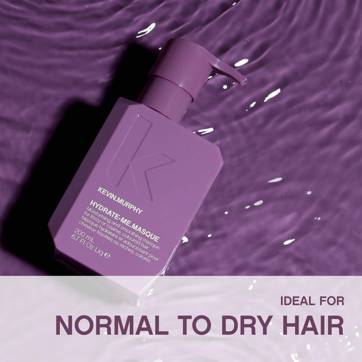 kevin.murphy hydrate-me-masque packaging highlights sulfate-free care