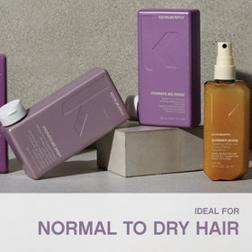 Kevin.Murphy Hydrate-Me.RINSE color-safe formula on bottle