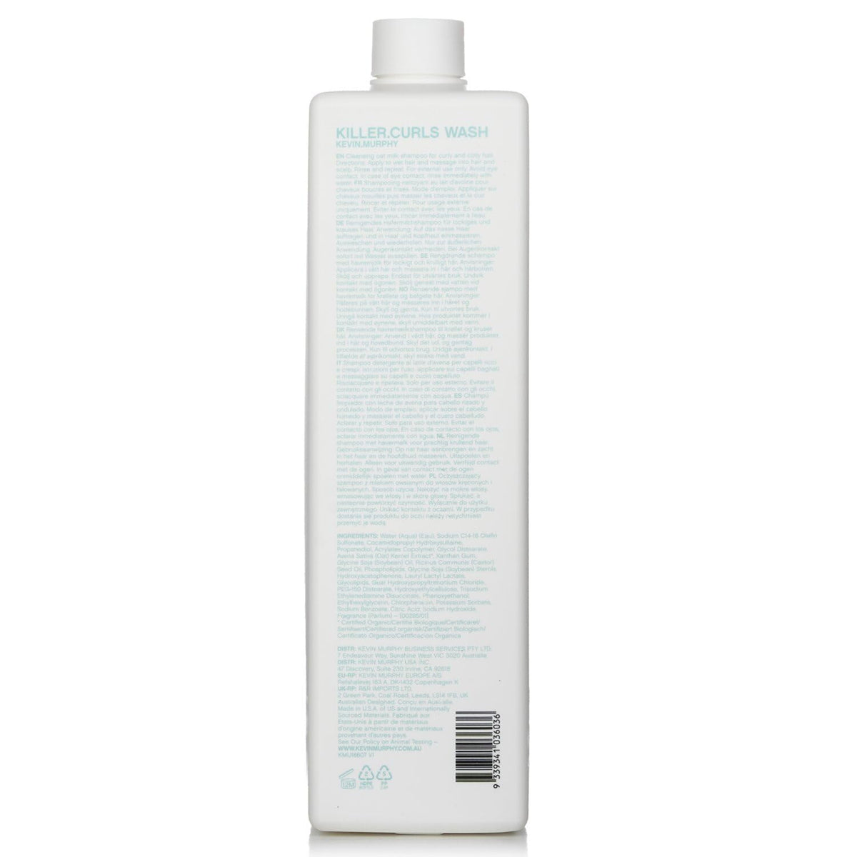 KEVIN.MURPHY Killer.Curls Wash texture shot suggests refined curls