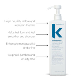KEVIN.MURPHY REPAIR-ME.RINSE textured hair closeup with shine