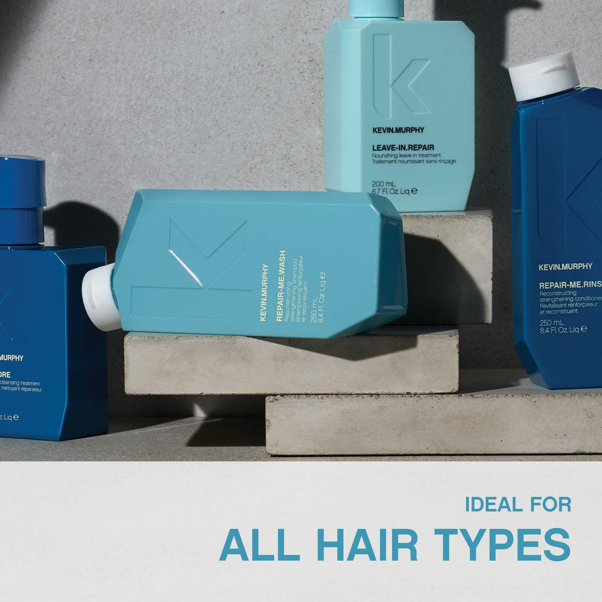 KEVIN.MURPHY REPAIR-ME.WASH silk-amino-acids improve smoothness and manageability