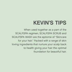 Sleek KEVIN.MURPHY bottle design on bathroom shelf for daily use