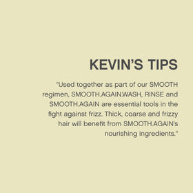 Kevin.Murphy Smooth Again packaging closeup emphasizes premium ingredients.
