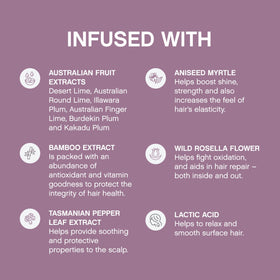 KEVIN.MURPHY UN.TANGLED bottle close-up highlighting nourishing Australian fruit extracts.