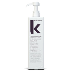 KEVIN.MURPHY Young.Again.Rinse bottle front emphasizes hydration for radiant, healthier-looking hair