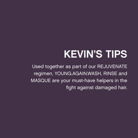 KEVIN.MURPHY Young.Again.Masque paraben-free formula supports gentle care.