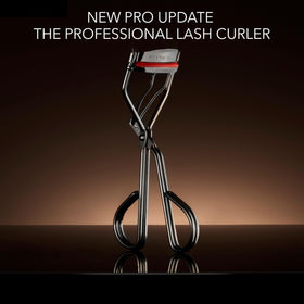 Kevyn Aucoin Eyelash Curler stainless steel handle with double-lined grip.