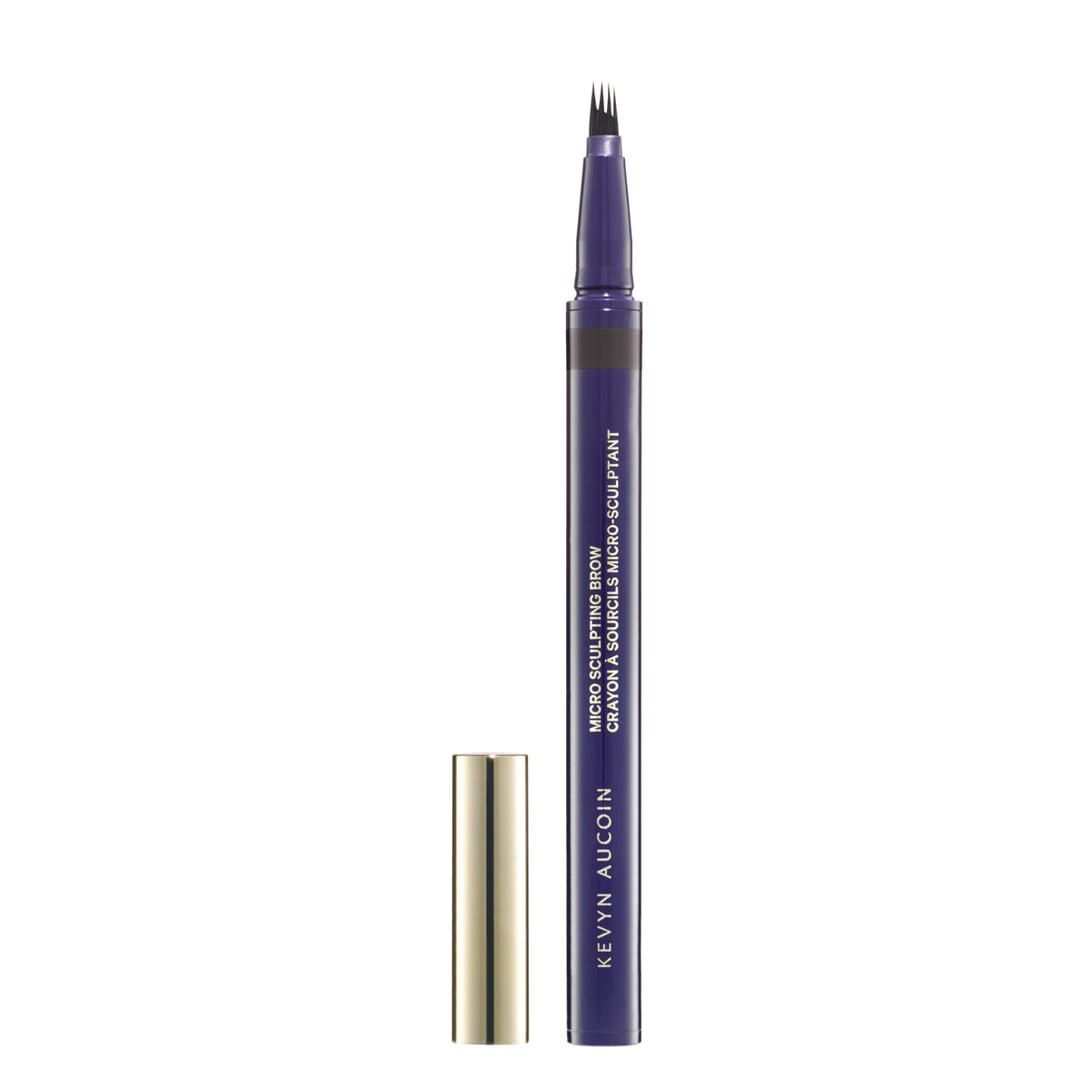 Kevyn Aucoin Micro-Sculpting Brow pen tip closeup showing precise hair like strokes