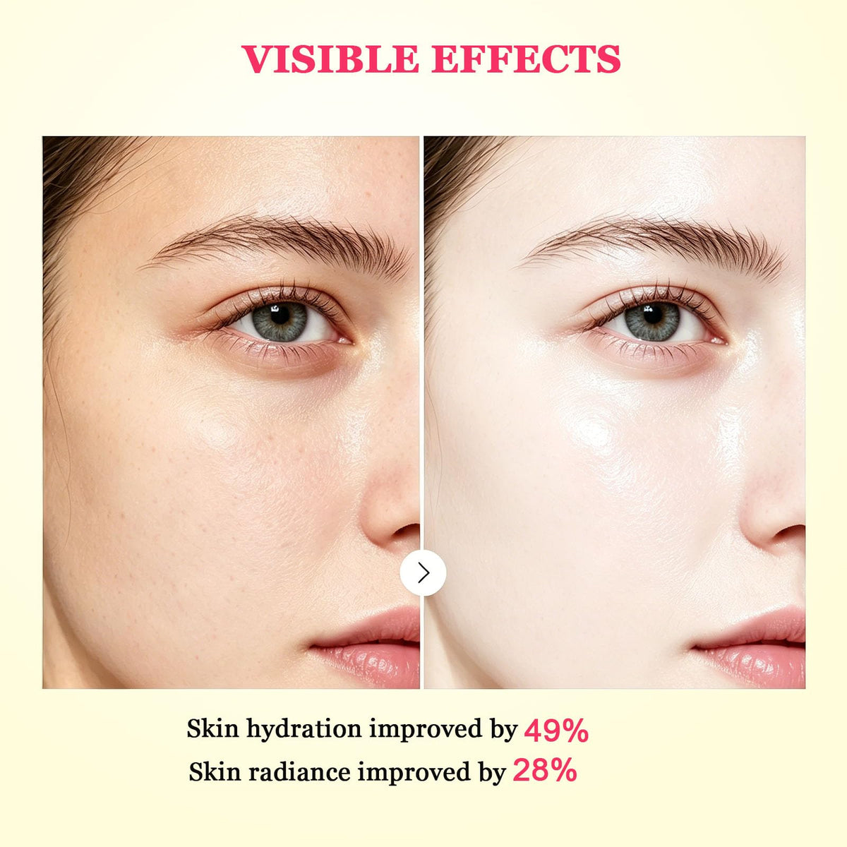 Kewhunt Niacinamide and peptides boost elasticity and smooth texture.