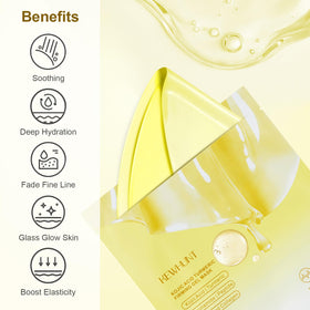 Kewhunt overnight mask applied on clean skin for glass-skin glow.
